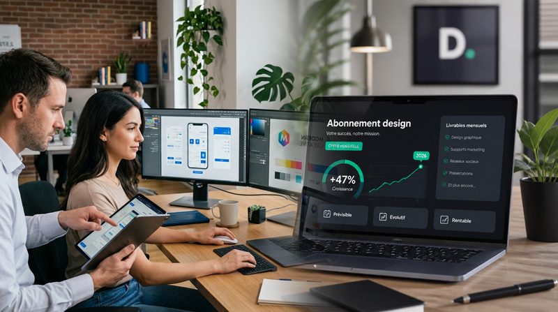 Abonnement design : est-ce vraiment rentable pour votre entreprise en 2026 ?